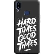 Черный чехол Uprint Samsung A107 Galaxy A10s Hard Times Good Times