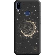 Черный чехол Uprint Samsung A107 Galaxy A10s Moon