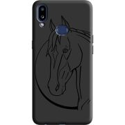 Черный чехол Uprint Samsung A107 Galaxy A10s Horse