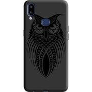 Черный чехол Uprint Samsung A107 Galaxy A10s Owl