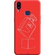 Красный чехол BoxFace Samsung A107 Galaxy A10s 