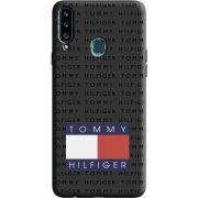 Черный чехол Uprint Samsung A207 Galaxy A20s Tommy Print