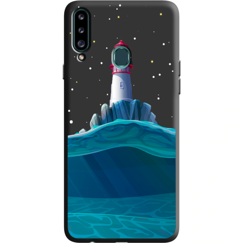 Черный чехол Uprint Samsung A207 Galaxy A20s Lighthouse