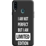 Черный чехол Uprint Samsung A207 Galaxy A20s Limited Edition