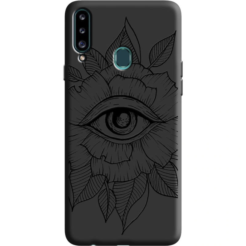 Черный чехол Uprint Samsung A207 Galaxy A20s Eye