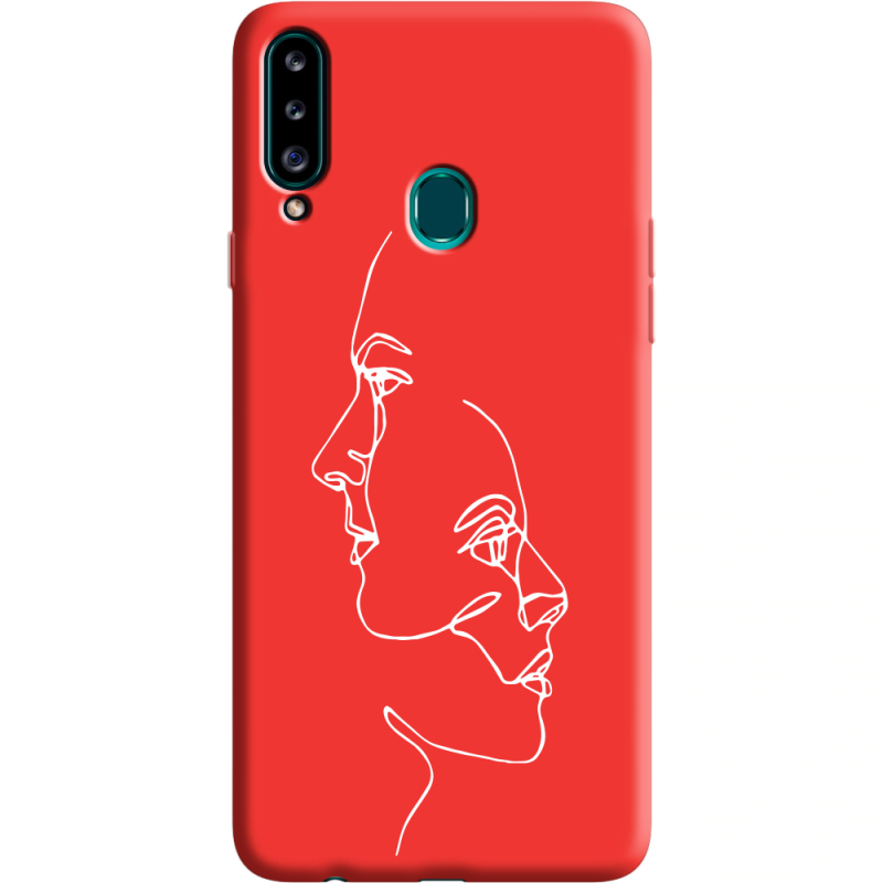Красный чехол Uprint Samsung A207 Galaxy A20s 