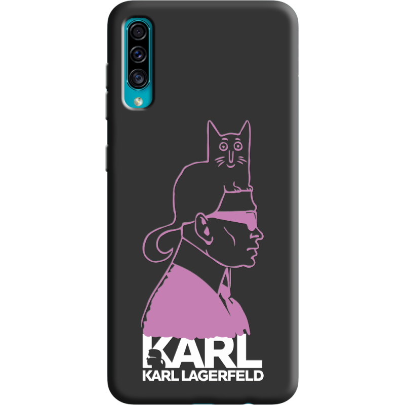 Черный чехол Uprint Samsung A307 Galaxy A30s Pink Karl