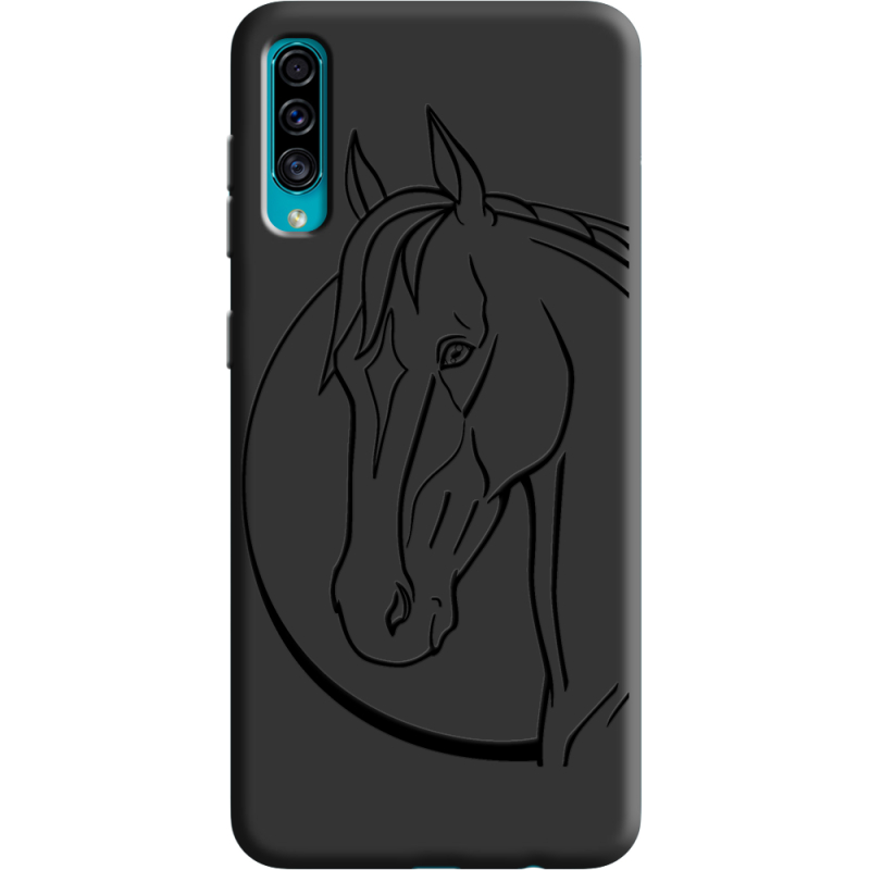 Черный чехол Uprint Samsung A307 Galaxy A30s Horse