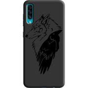 Черный чехол Uprint Samsung A307 Galaxy A30s Wolf and Raven