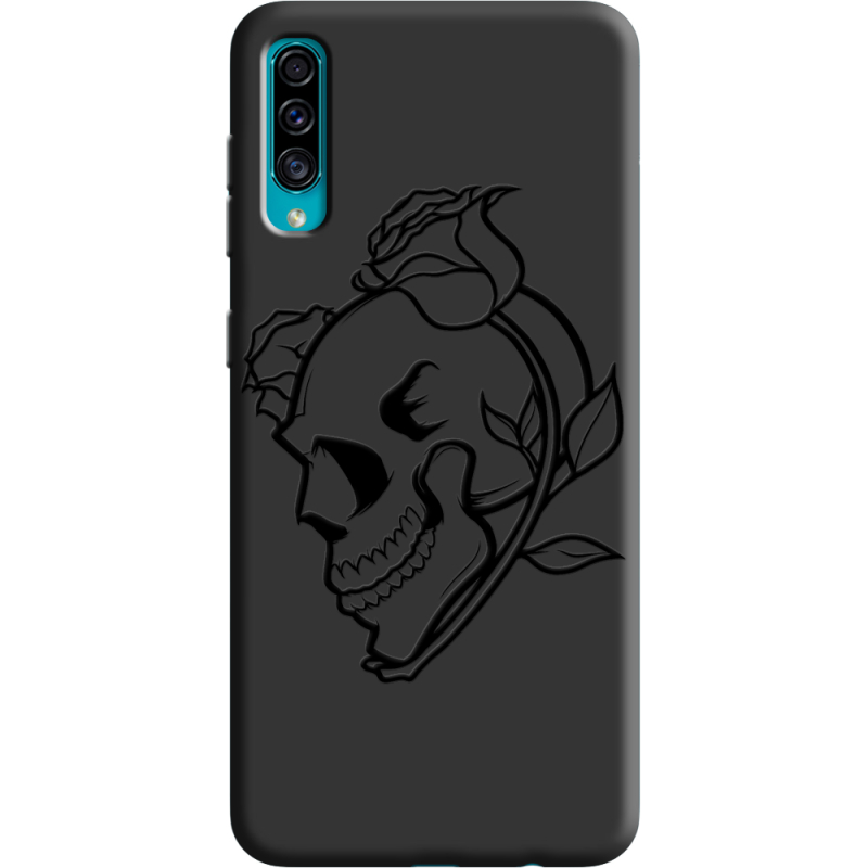 Черный чехол Uprint Samsung A307 Galaxy A30s Skull and Roses