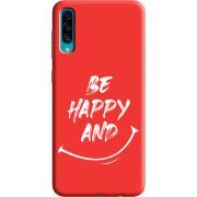 Красный чехол Uprint Samsung A307 Galaxy A30s be happy and