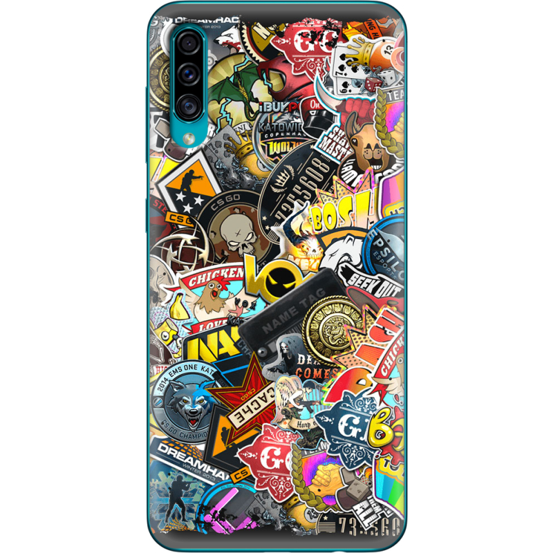 Чехол Uprint Samsung A307 Galaxy A30s CS:Go Stickerbombing