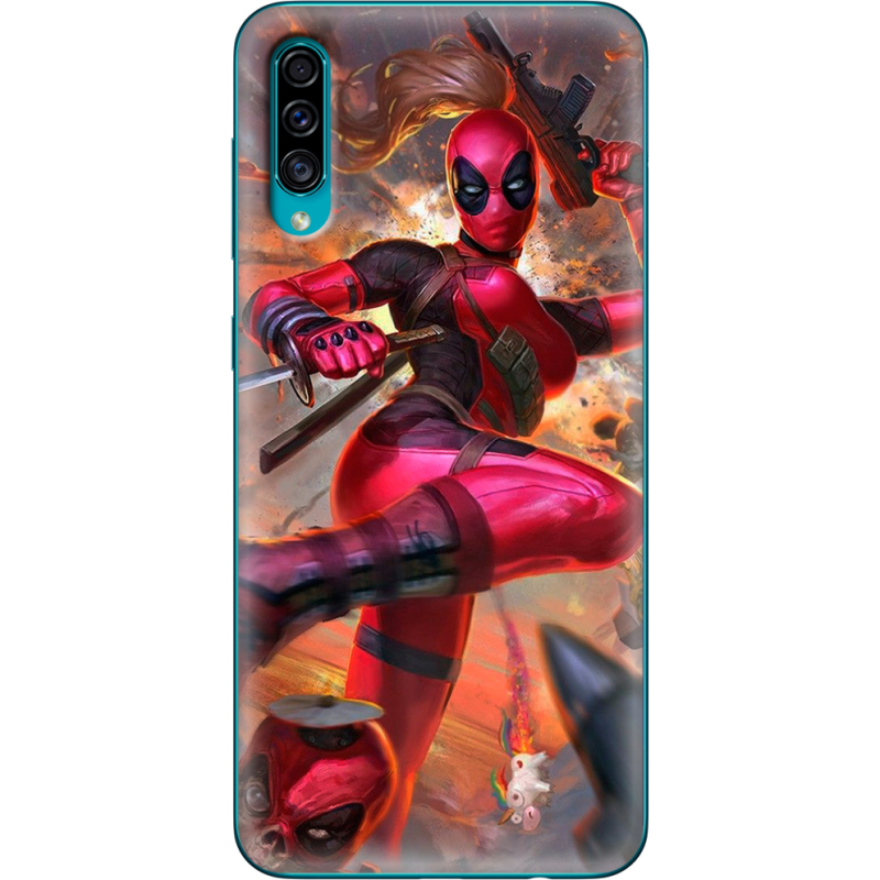 Чехол Uprint Samsung A307 Galaxy A30s Woman Deadpool