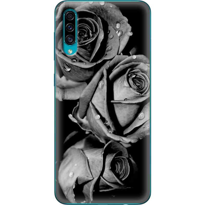 Чехол Uprint Samsung A307 Galaxy A30s Black and White Roses