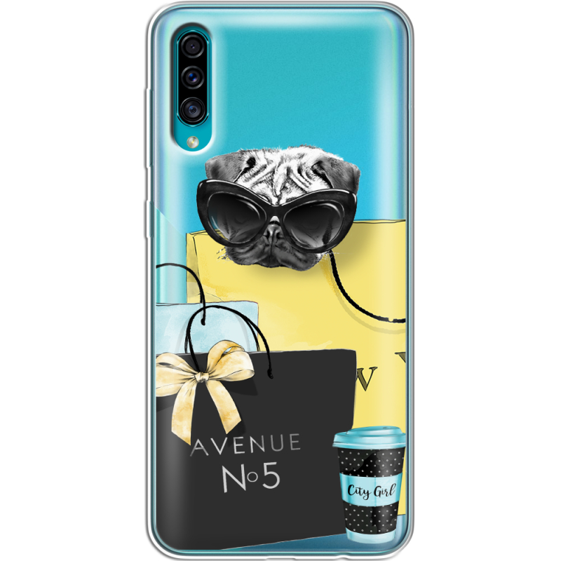 Прозрачный чехол Uprint Samsung A307 Galaxy A30s Fashion Pug