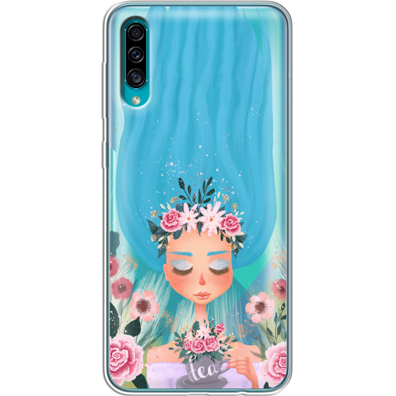 Прозрачный чехол Uprint Samsung A307 Galaxy A30s Blue Hair