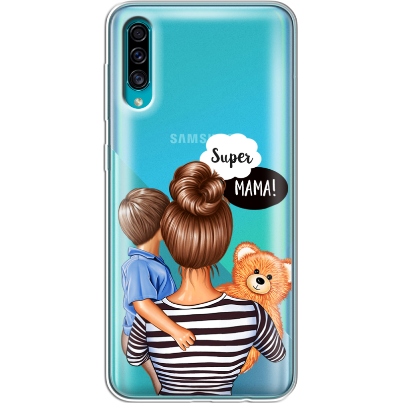 Прозрачный чехол Uprint Samsung A307 Galaxy A30s Super Mama and Son