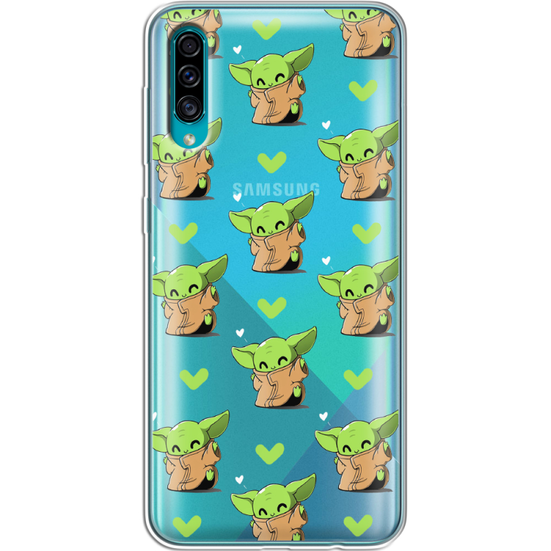 Прозрачный чехол Uprint Samsung A307 Galaxy A30s Pattern Baby Yoda