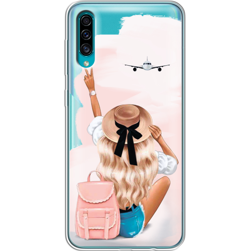 Прозрачный чехол Uprint Samsung A307 Galaxy A30s Travel Girl