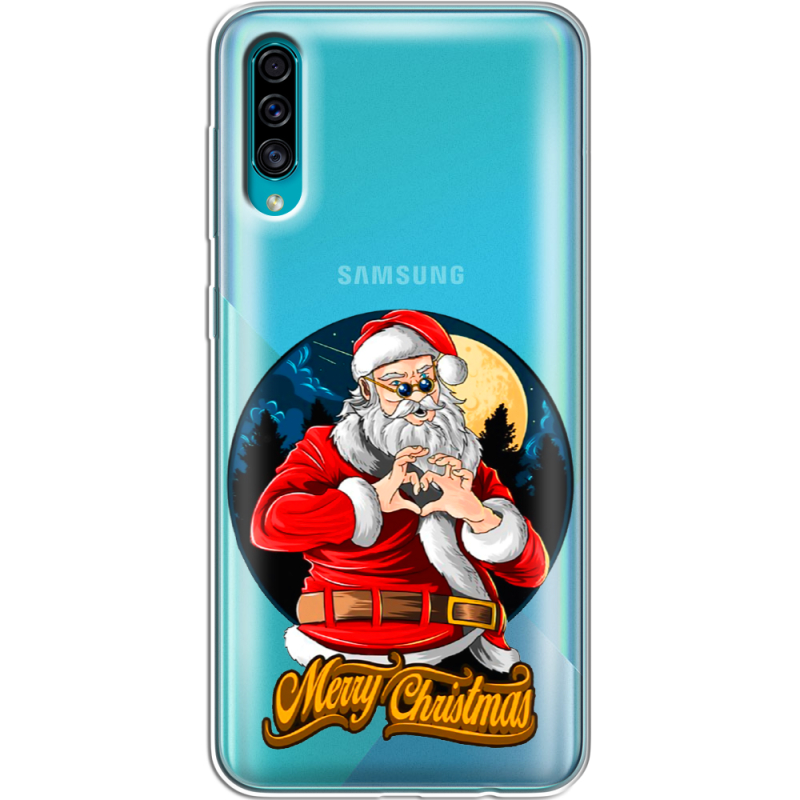 Прозрачный чехол Uprint Samsung A307 Galaxy A30s Cool Santa