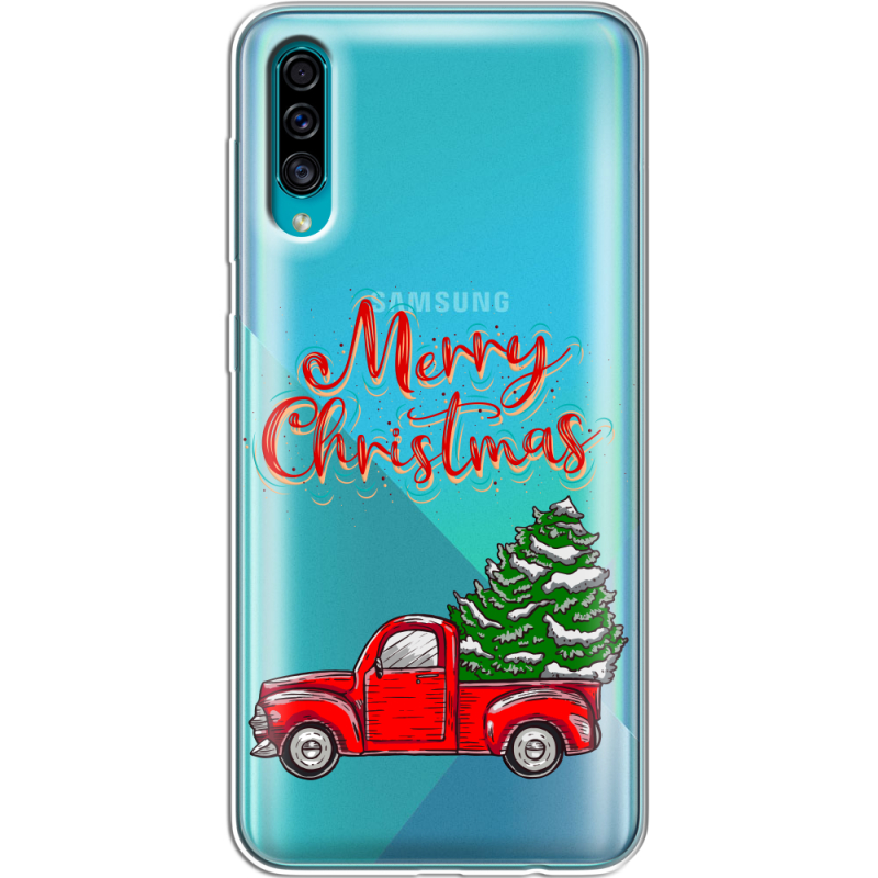 Прозрачный чехол Uprint Samsung A307 Galaxy A30s Holiday Car