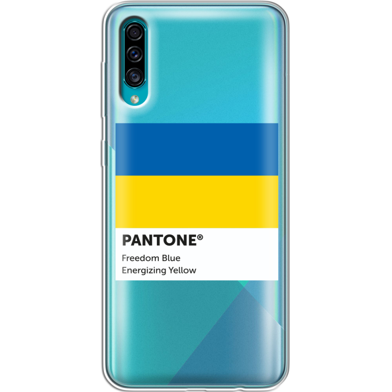 Прозрачный чехол Uprint Samsung A307 Galaxy A30s Pantone вільний синій