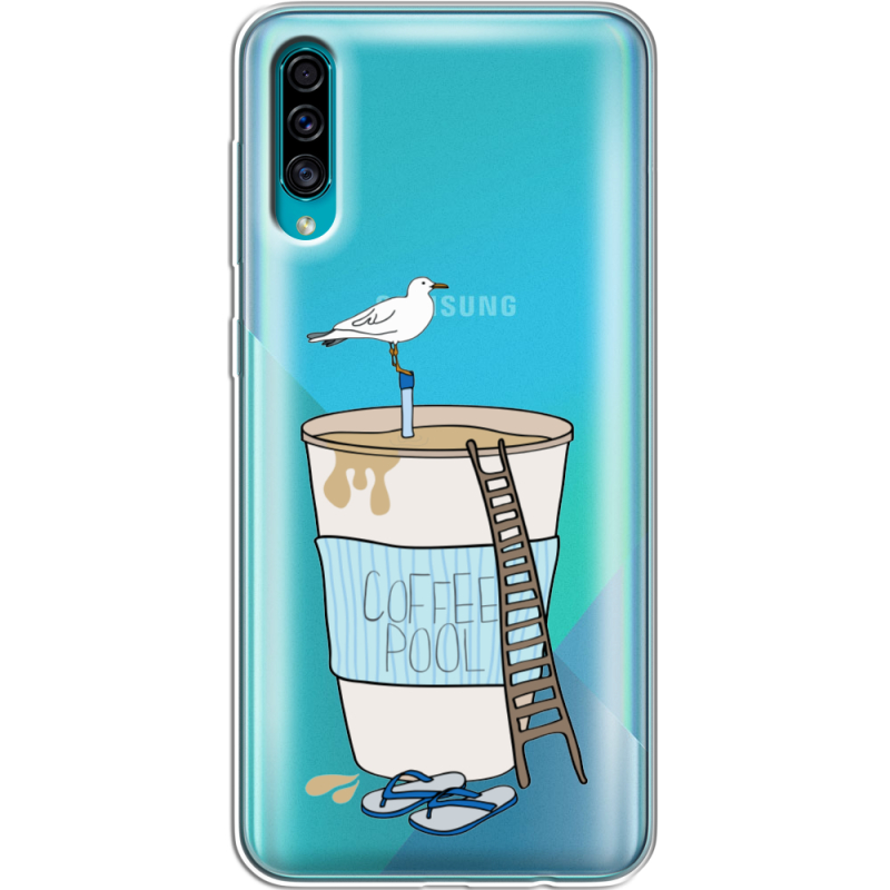 Прозрачный чехол Uprint Samsung A307 Galaxy A30s Segull in Cofee Pool
