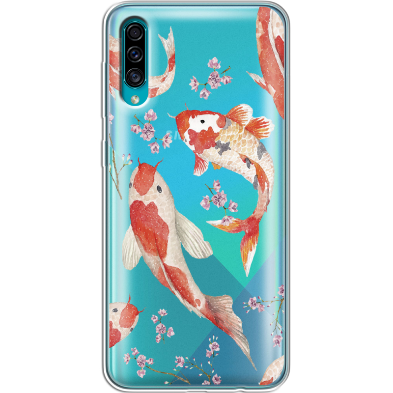 Прозрачный чехол Uprint Samsung A307 Galaxy A30s Japanese Koi Fish