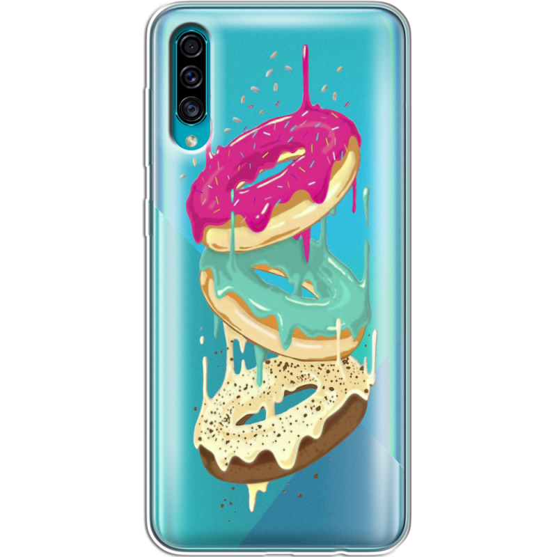 Прозрачный чехол Uprint Samsung A307 Galaxy A30s Donuts