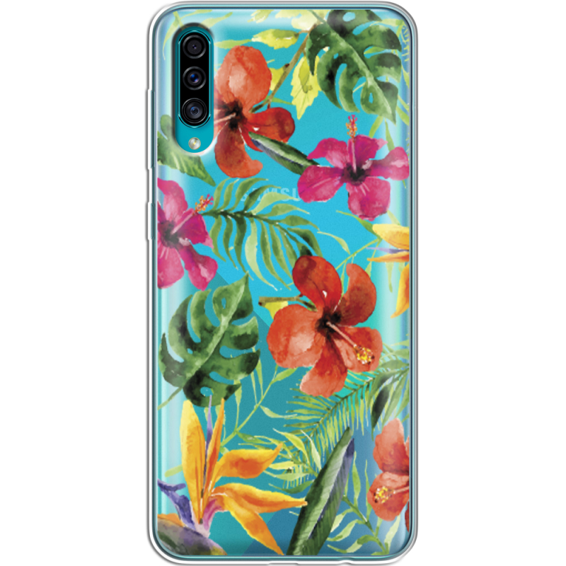 Прозрачный чехол Uprint Samsung A307 Galaxy A30s Tropical Flowers