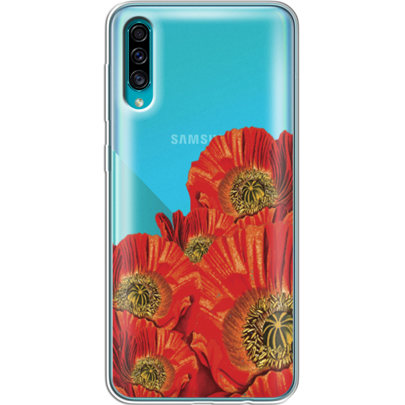 Прозрачный чехол Uprint Samsung A307 Galaxy A30s Red Poppies