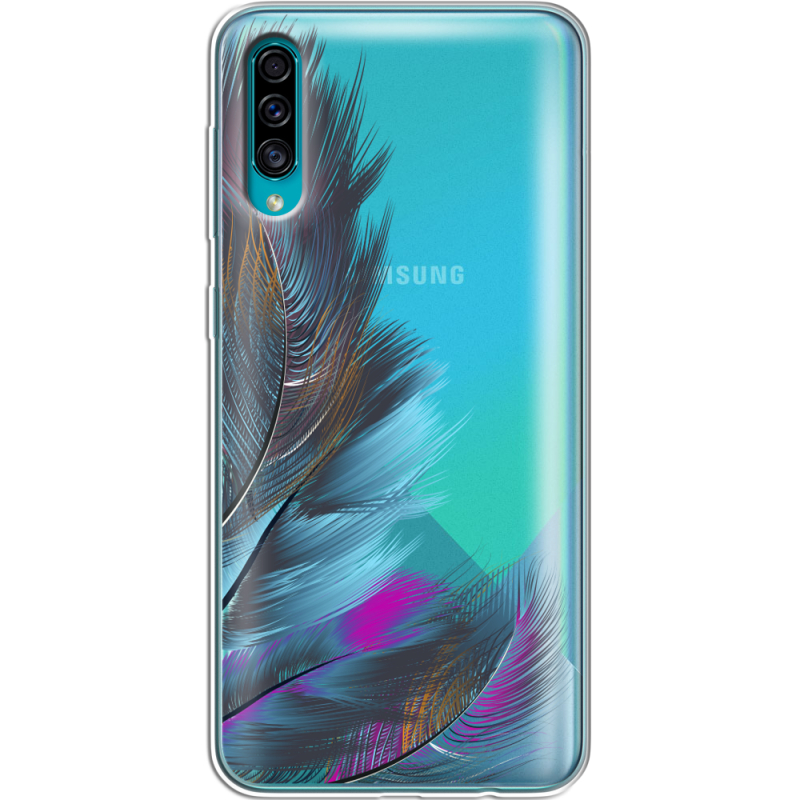 Прозрачный чехол Uprint Samsung A307 Galaxy A30s Feathers