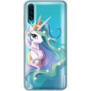 Чехол со стразами Samsung A307 Galaxy A30s Unicorn Queen