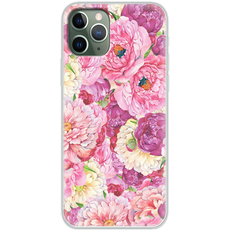 Чехол Uprint Apple iPhone 11 Pro Pink Peonies