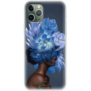 Чехол Uprint Apple iPhone 11 Pro Exquisite Blue Flowers