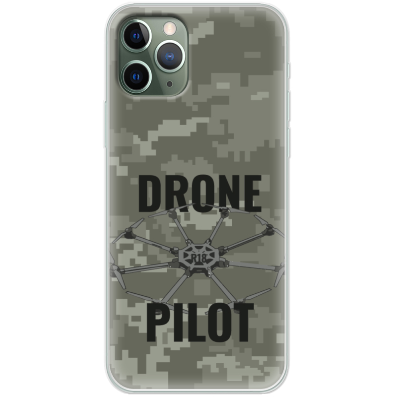 Чехол Uprint Apple iPhone 11 Pro Drone Pilot