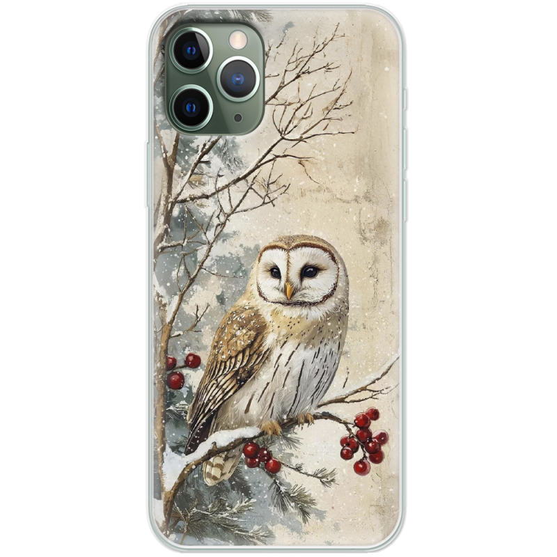 Чехол Uprint Apple iPhone 11 Pro Christmas Owl