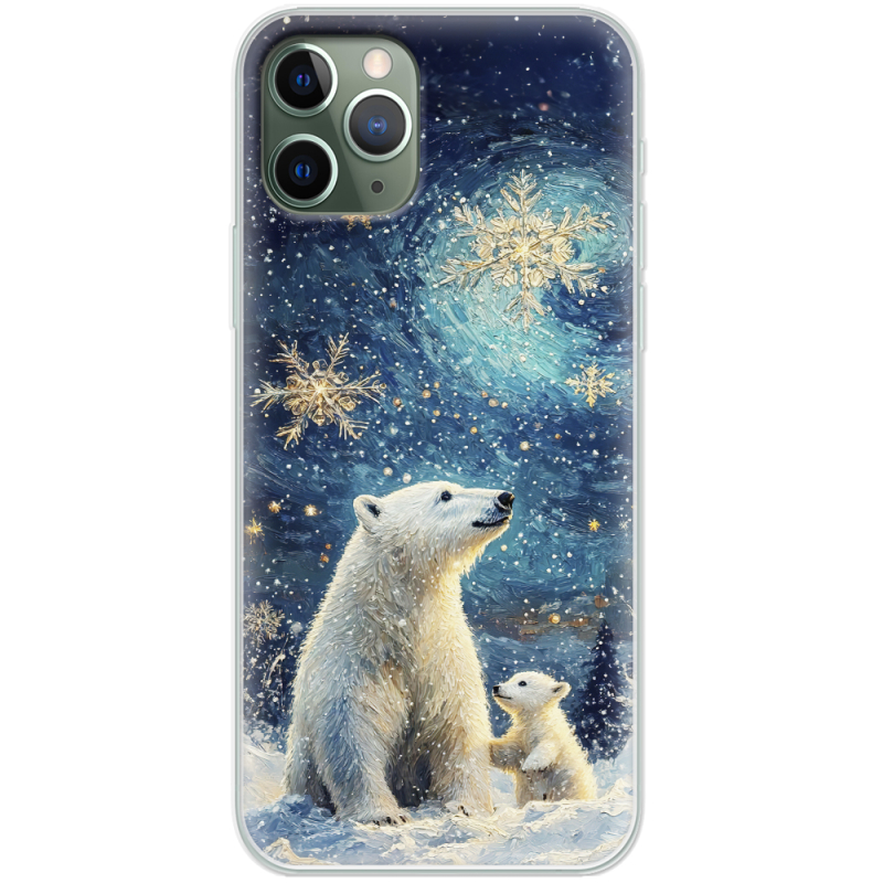 Чехол Uprint Apple iPhone 11 Pro Північні ведмеді