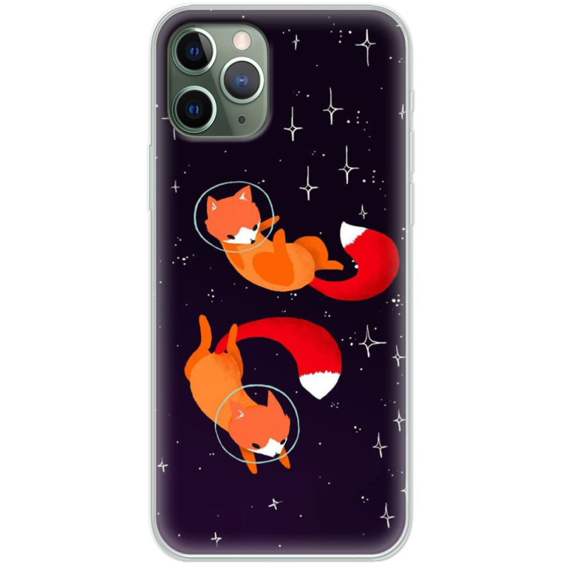 Чехол Uprint Apple iPhone 11 Pro Fox-Astronauts