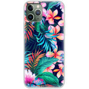Чехол Uprint Apple iPhone 11 Pro flowers in the tropics