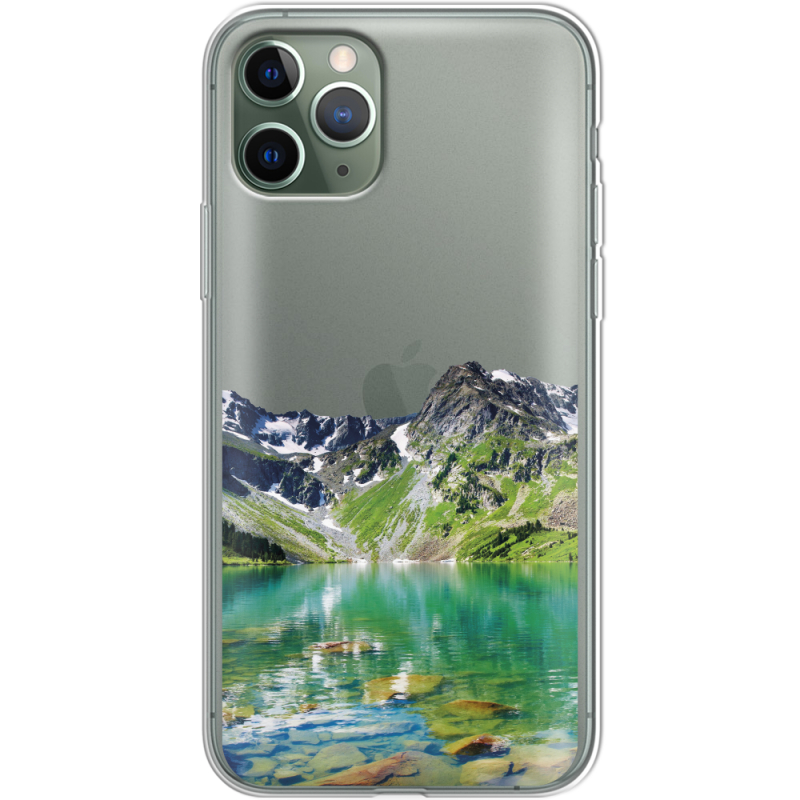 Прозрачный чехол Uprint Apple iPhone 11 Pro Green Mountain