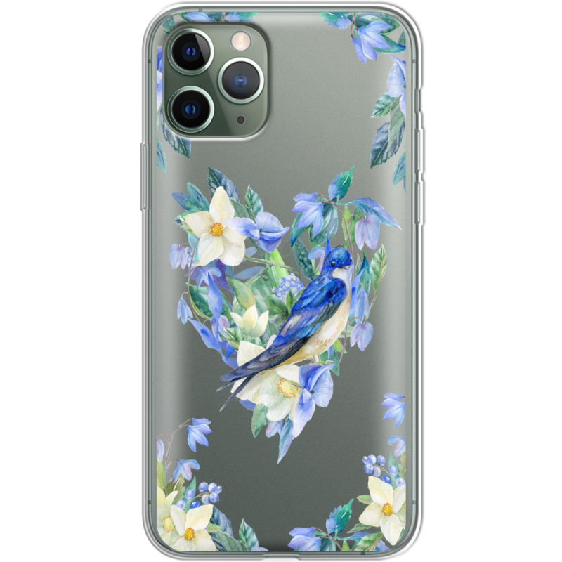 Прозрачный чехол Uprint Apple iPhone 11 Pro Spring Bird