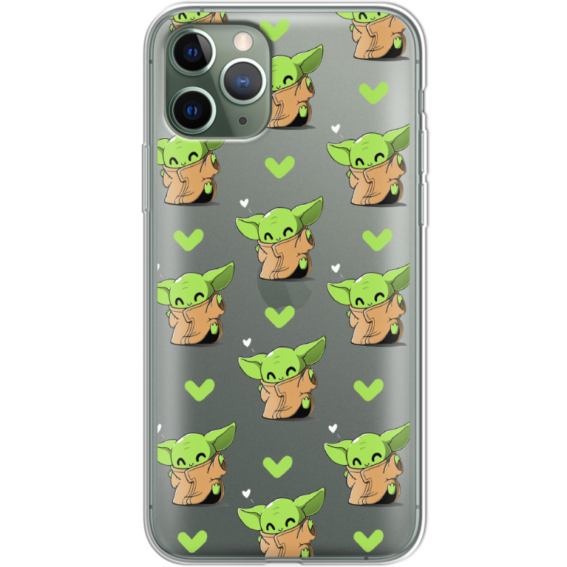 Прозрачный чехол Uprint Apple iPhone 11 Pro Pattern Baby Yoda