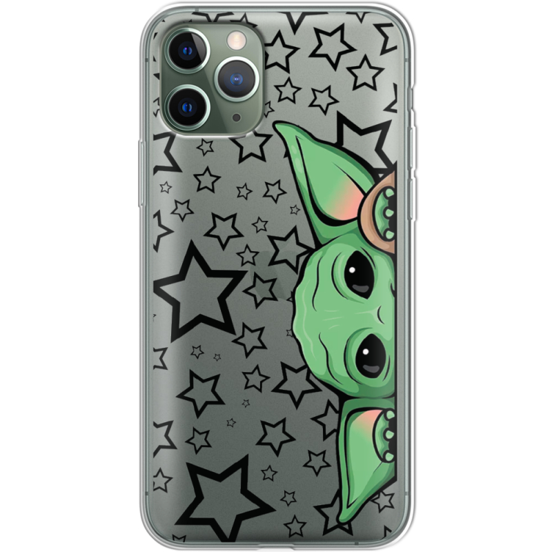 Прозрачный чехол Uprint Apple iPhone 11 Pro Baby Yoda