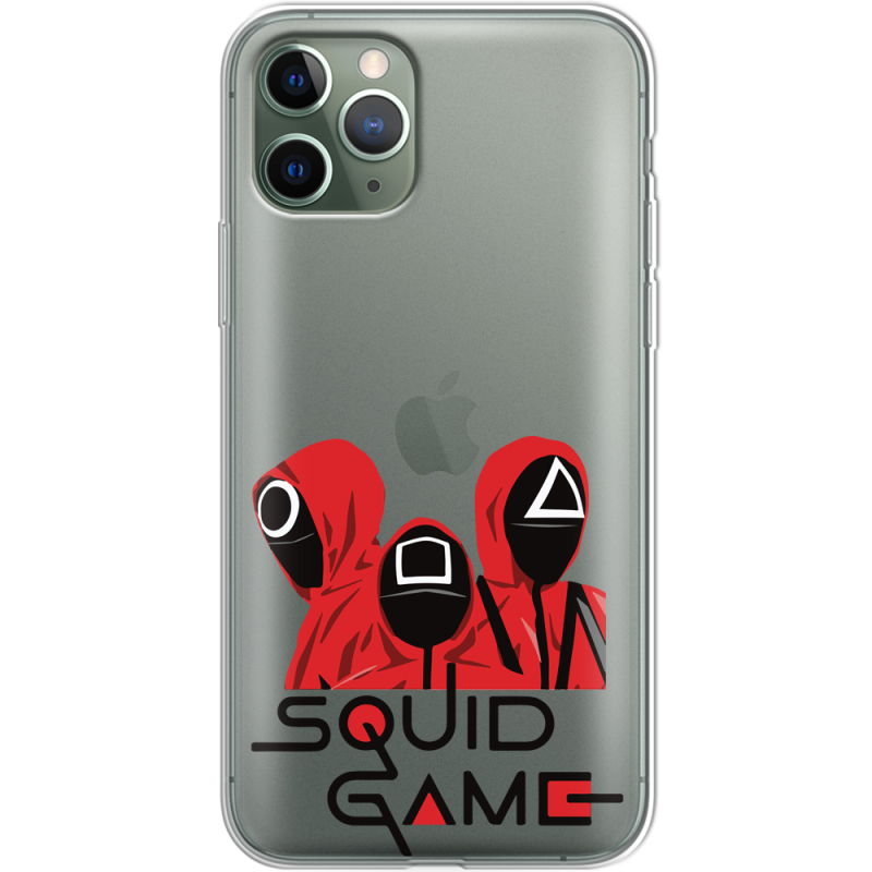 Прозрачный чехол Uprint Apple iPhone 11 Pro siquid game люди в красном