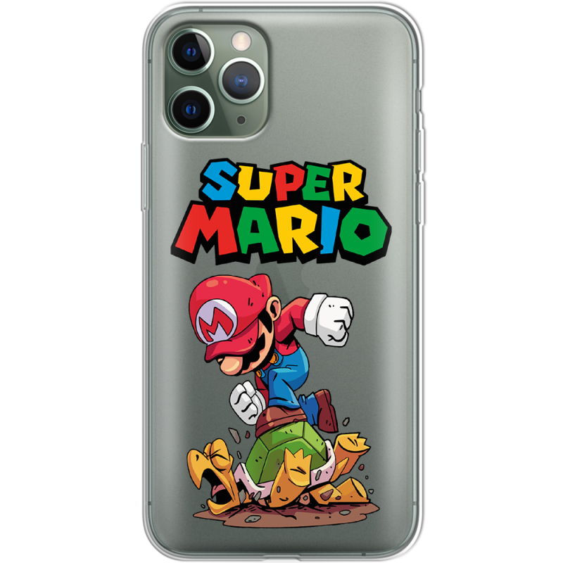 Прозрачный чехол Uprint Apple iPhone 11 Pro Super Mario