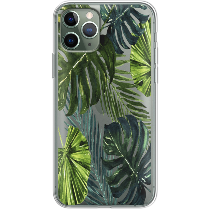 Прозрачный чехол Uprint Apple iPhone 11 Pro Palm Tree