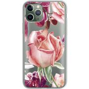 Прозрачный чехол Uprint Apple iPhone 11 Pro Rose