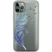 Прозрачный чехол Uprint Apple iPhone 11 Pro Feather