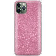 Чехол с блёстками Apple iPhone 11 Pro Розовый